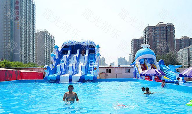 桂林大型充气泳池